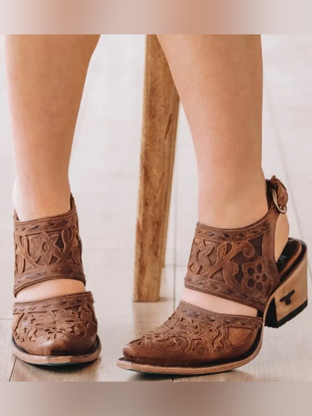 LANE Slingback Studded Mules - Picture 2 of 10
